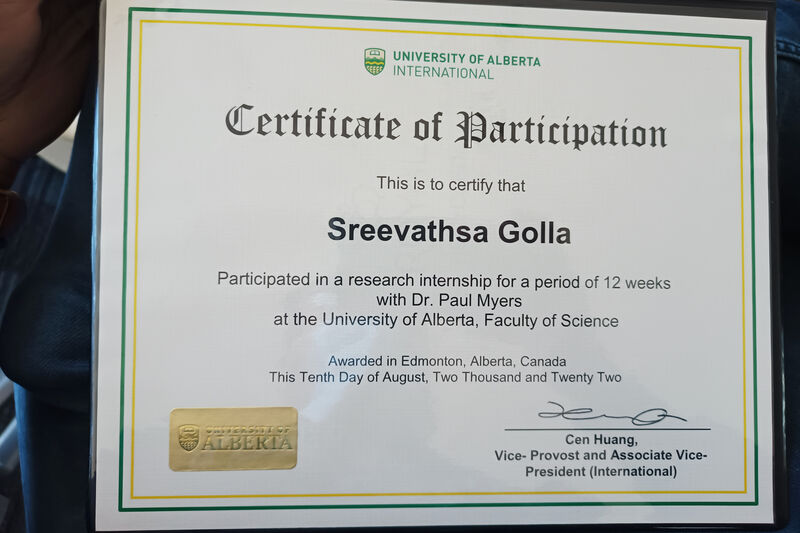 University of Alberta research